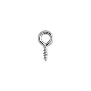 Roestvrij stalen (RVS) Stainless steel onderdelen schroefoogjes Silver