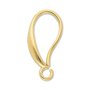 Roestvrij stalen (RVS) Stainless steel onderdelen oorbellen / oorhanger Gold