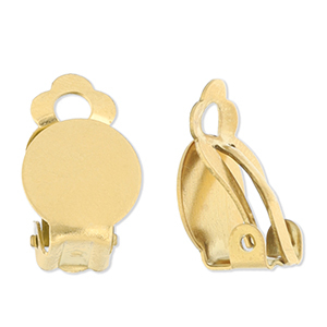 Roestvrij stalen (RVS) Stainless steel onderdelen clipoorbellen Gold