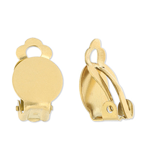 Roestvrij stalen (RVS) Stainless steel onderdelen clipoorbellen Gold