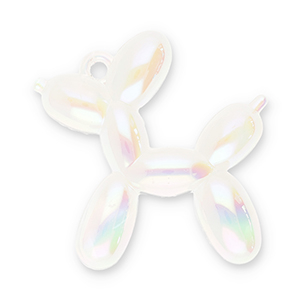 Statement hangers ballon hond Transparent-AB coating