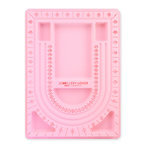 BY31&reg; sieraden rijgbord Pink 8+2