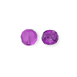 Top Facet kralen Purple