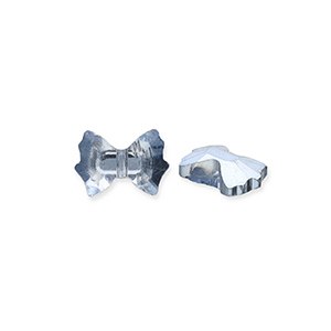 Fashion Facet kralen strik Blue-pearl shine coating