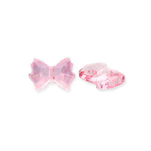 Fashion Facet kralen strik Pink