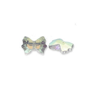 Fashion Facet kralen strik Transparent-AB coating