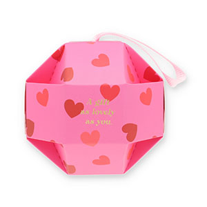 BY31&reg; Sieraden (cadeau) doosje bal "A gift as lovely as you" Pink-red-gold-light pink