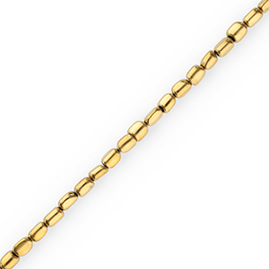 Hematite kralen Gold