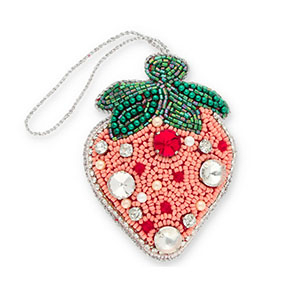 Trendy hangers aardbei Pink-green-silver