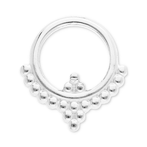 Roestvrij stalen (RVS) Stainless steel onderdelen bedels / tussenstuk Silver