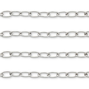 Roestvrij stalen (RVS) Stainless steel onderdelen jasseron ankerketting Silver