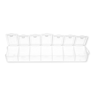 Sieraad opbergbox met 7 vakken Transparent