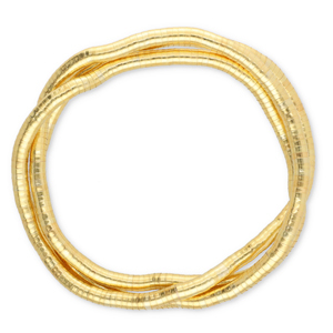 Flexibele kettingen snake Gold