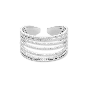 Roestvrij stalen (RVS) Stainless steel ringen Silver