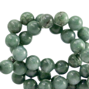 Natuursteen kralen serpentijn en marmer 8mm Pine green