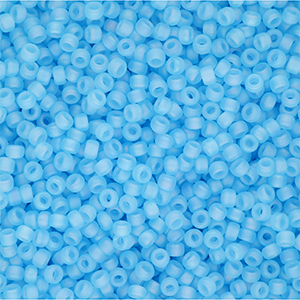 Miyuki rocailles 11/0 Matted Lt. Blue AB 11-0148FR