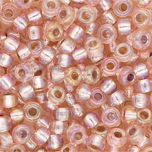 Miyuki rocailles 6/0 Silverlined Ab Light Blush Beige 6-1023