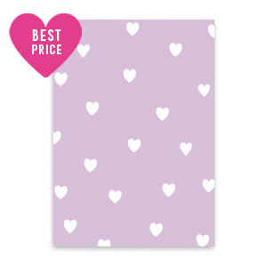 Sieraden kaartjes hartjes Lilac