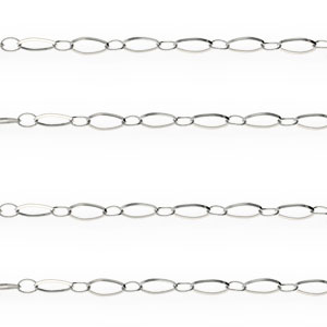 Roestvrij stalen (RVS) Stainless steel onderdelen schakel jasseron Zilver