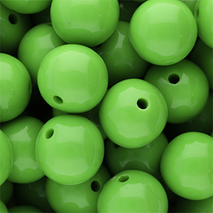 18 mm DQ acryl kralen shiny Vibrant green 16-6339 TCX