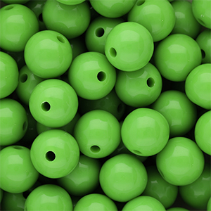12 mm DQ acryl kralen shiny Vibrant green 16-6339 TCX