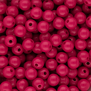 10 mm DQ acryl kralen shiny Fuchsia 17-2031 TCX