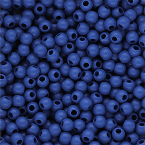 6 mm DQ acryl kralen shiny Dazzling blue 18-3949 TCX