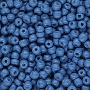 Glaskralen Rocailles 6/0 (4mm) Blue