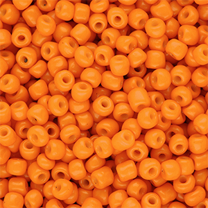 Glaskralen Rocailles 6/0 (4mm) Orange