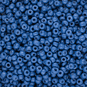 Glaskralen Rocailles 8/0 (3mm) Blue