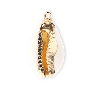 Schelp hangers specials kauri Creamy white-gold