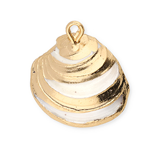 Schelp hangers specials White-gold