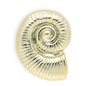 Acryl hangers schelp Gold