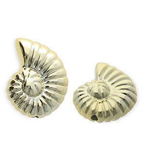 Acryl kralen schelp Gold