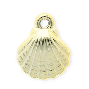 Acryl hangers schelp Gold