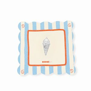 BY31&reg; Eco-brass metaal bedels ijsje Silver