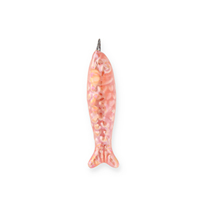DQ&reg; Grieks keramiek hangers sardine Coral pink