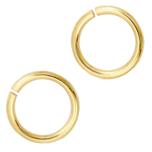 Onderdelen DQ metaal buigring 8mm Gold 