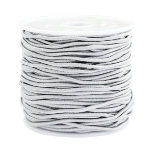 Gekleurd elastisch draad 1.5mm Light grey