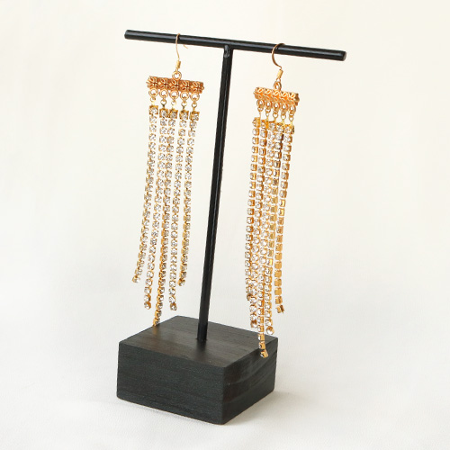 Sparkly armbandjes en oorbellen met strass chain!