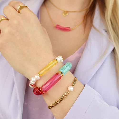 Get creative met acryl tube kralen voor zomerse sieraden
