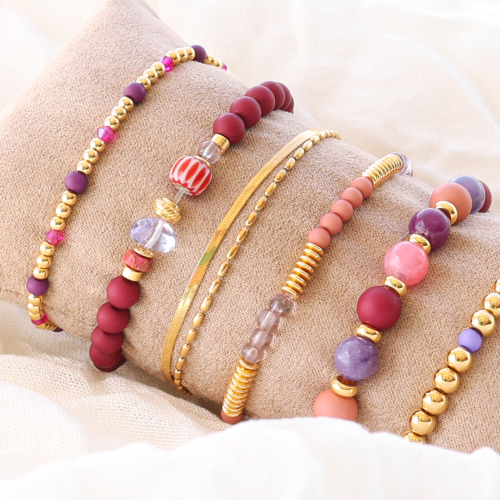 Armbanden inspiratie met acryl kralen