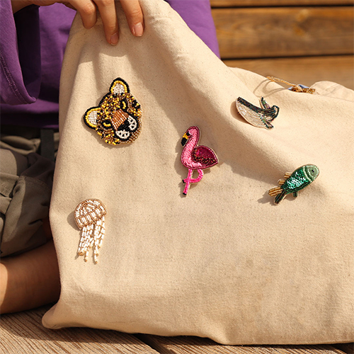 Inspiratie tijd met dieren broches