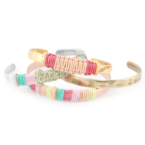 Super leuke sieraden gemaakt met waxkoord en DQ gevlochten leer
