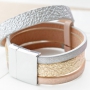 Metallic armbanden van imi leer en nieuwe BQ sloten