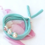 Trendy en universele armbandjes die je ook kan gebruiken als haarelastiek van stitched elastisch lint Ibiza!