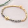 Subtiele sieraden met nieuwe jade natuursteen kralen en gouden details!