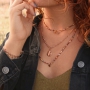 Trendy kettingen met herfstige rocailles
