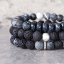  Stoere mannensieraden met kralen en DQ leer