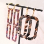 Trend alert! Handmade resin oorbellen